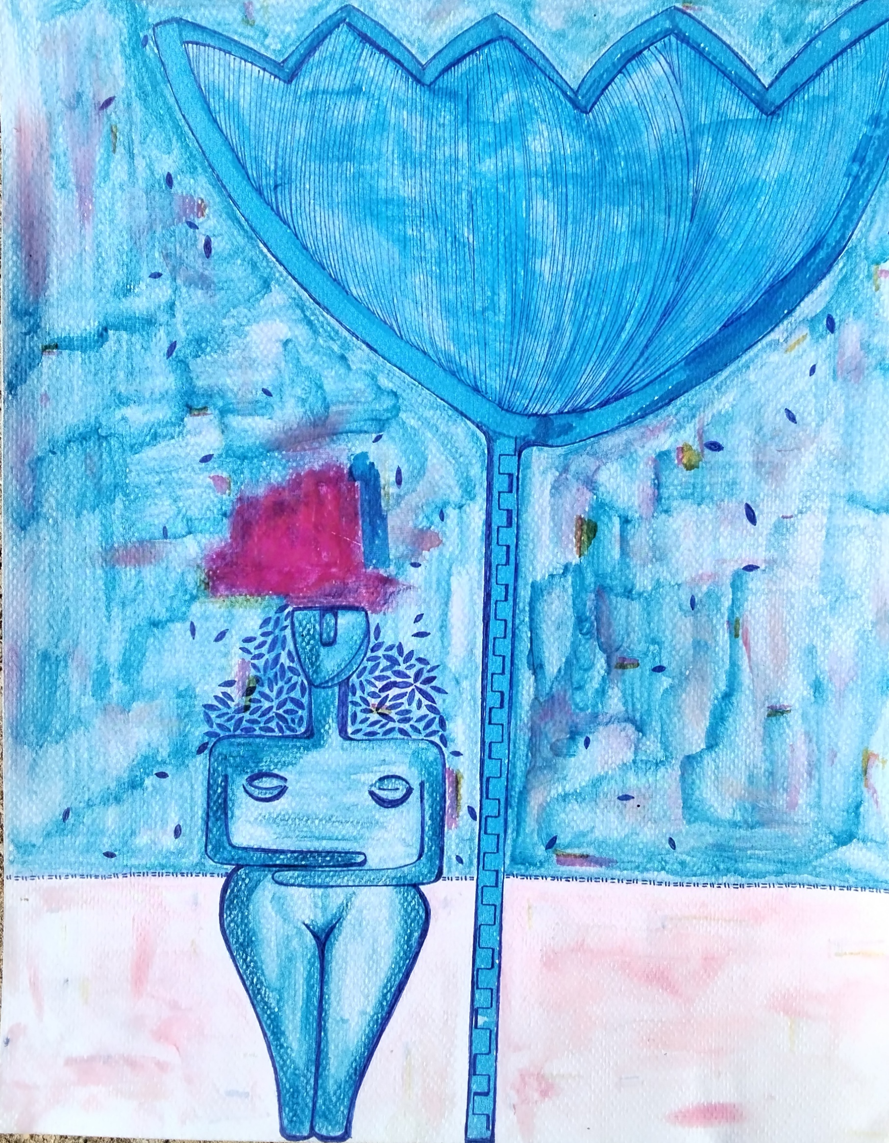 Goddess in state of peace and clarity