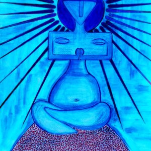 Goddess  in meditation state