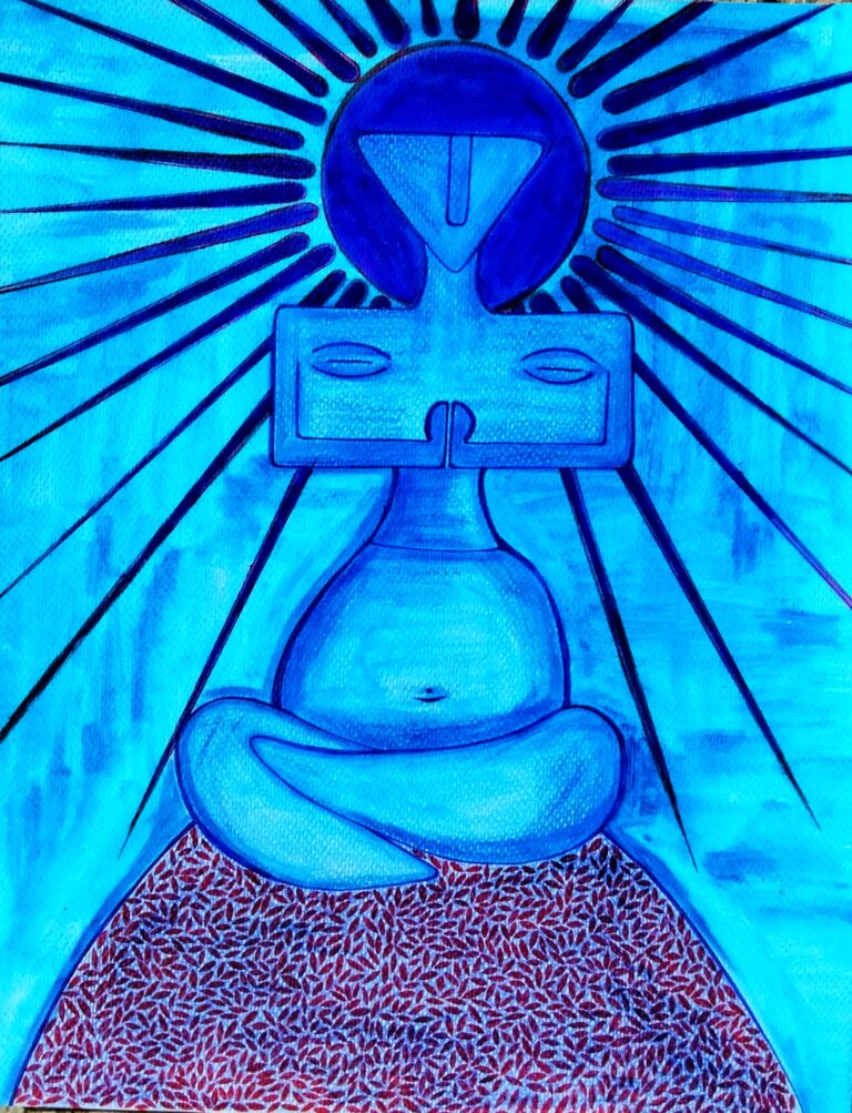 Goddess in state of meditation