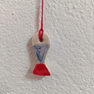 handmade ceramic necklace