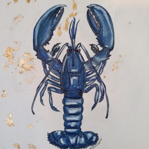 sketch of a lobster